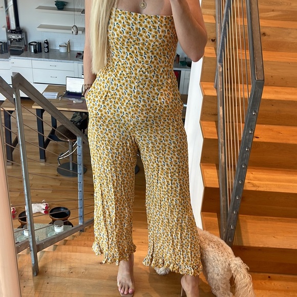 Faithful the Brand Yellow Floral Jumpsuit - Picture 13 of 14